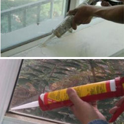 silicon sealant method